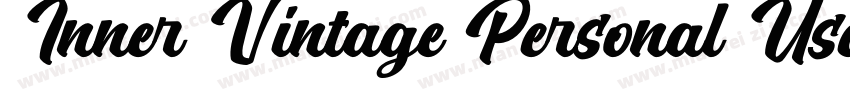 Inner Vintage Personal Use字体转换